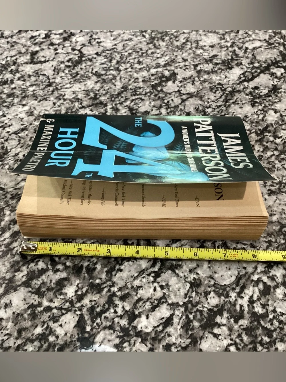 🔵 - 2/$8 - James Patterson - The 24th Hour - Maxine Paetro - Paperback